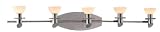 Tiburon 39 1/4 Wide Five Light Bathroom Fixture