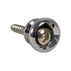 Gurtpin / Endpin chrom inkl. Schraube (2er Set)