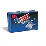 Binder Clips,Large,2Wide,1 Cap, 12/BX, Black/Silver, Sold as 1 box