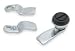 Battalion 1XPF4 Latch, Black, H 1 1/4 In