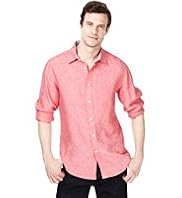 Blue Harbour Pure Linen Chambray Shirt