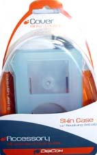 Electric Blue iPod Skin Case with Clip