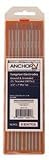 ANCHOR BRAND 3/16X7T2G THORIA GROUND TUNGSTEN WELDING ROD 3/16x7 - RED