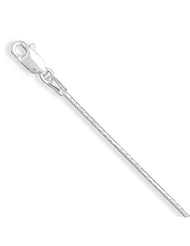 16" Diamond Cut 025 Snake Chain Necklace