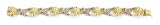 14K 2-Tone Elephant Bracelet - GHRM1207