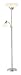 Adesso Piedmont Combo Torchiere, Steel