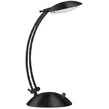Lite Source LS-3421BLK Flash Halogen Desk Lamp, Black