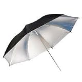 Savage 32 Silver Umbrella with Black Cover.
