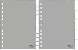 Produkt-Bild: Ordnerregister f.A4 12tlg PP ws UMSCHWETE TABEN U DECKBLATT