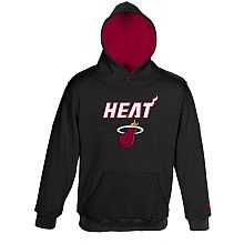 NBA Youth Miami Heat Pullover Hoodie - R28C8Ehe (Black, X-Large)