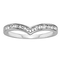 1 10 ct. tw. Diamond Anniversary Ring in 14kt. White Gold by Fred Meyer Jewelers