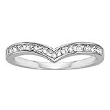 1/10 ct. tw. Diamond Anniversary Ring in 14kt. White Gold