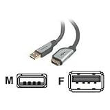 Belkin USB Gold A/A Extension Cable A-M/F - 6Feet