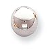 14k White Gold Polished 9mm Ball Post Earrings