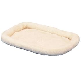 Precision Pet SnooZZy Original Fleece Pet Bed, Cream