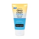 Neutrogena Deep Clean Invigorating Shine-Free Cleanser, 5.1-Ounce Tubes