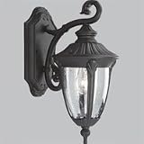Progress Lighting Meridian Black One-Light Outdoor Wall Lantern