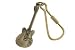ギブソン・ES-335 アンティークブラス ギター キーホルダー 335 Antique Brass Keychain