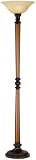 Wood Torchiere Floor Lamp