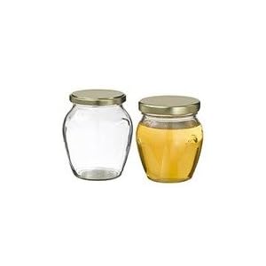 4 pack - - Almost UNBREAKABLE 10 oz. Gourmet Honey Jars with lids. Treated by HercuGlass... by HercuGlass