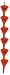 Lamplight Farms #8122 RED Plastic Funnel