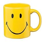 Waechtersbach Smiley Face Mug, Set of 4, Yellow