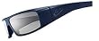 Nike Punk Jock Sunglasses, EV0335-450, Matte Obsidian Blue Frame/ Grey Lenses