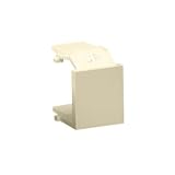 Leviton 41084-BAB QuickPort Blank Insert Connector, Almond