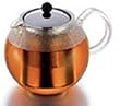 Bodum Assam Medium 34 OZ Tea Press Pot with Steel Infuser and Lid