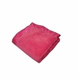 Elegant Baby 20 x 20 Hot Pink Microfiber Security Blankie with Satin Back and Trim