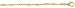 Jewelry : 14K Yellow Gold Belly Chain, 3mm wide, Length: 33 IN