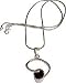 Sterling Silver Emerald Pendant with Chain 1 Inch