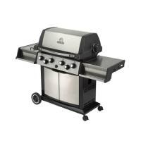 Broil King 988744-988747 Sovereign XLS 90 Stainless Grid Gas BBQ Grill with Side and Rotisserie Burners 52,000 BTU - 988744-988747