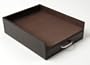 Croc Document Tray With Drawer - Black