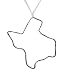 Kris Nations Texas Pendant Necklace (Silver)