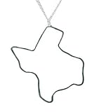 Kris Nations Texas Pendant Necklace (Silver)