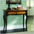 French Accent Table by Hooker Furniture - Black Finish with Rub-Through (77 ....