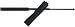 16" Steel Baton with Holster