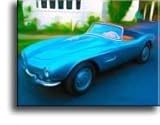 IMAGE OF Completely Handpainted Car Painting - AUTO1743 Custom Order, Oil on Canvas, Realistic Style, with Option to Paint from Any Other Favorite Photograph or Picture, Unframed, Size 18