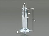 日栄インテック:ツバ付足 (T型バンド) ＜N-010409＞ 型式:N-010409-324