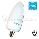 Tools & Hardware : Flame Compact Fluorescent Soft White Bulb, 4 Watt