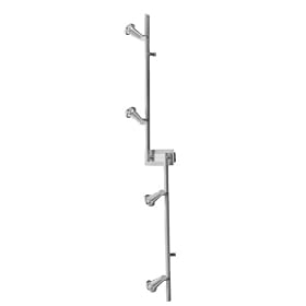 Eglo 81861A Milano 4 Light Track Light Fixture, Nickel/Chrome