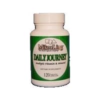Daily Journey - A Truly Easy to Swallow Multiple Vitamin/Mineral Rich in Vitamins, Minerals and Carotenoids. supplying vitamins A, B12,C,D3,E. Contains a full B-Complex. Designed to support the human biological system one day at a time.