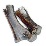 Bingo-Buck All Natural Medium Density Antler with Bonus Bully Stick Dog Chew Treat 4-6 length-oz 12 6 bully stick!!