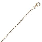 20 Inch 14 Karat Rose Gold Plate Sterling Silver Cable Chain Necklace