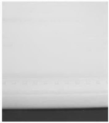 NEWELL RUBBERMAID HRSECD3705401D Adjustable Dark Wind Shade, White