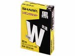 シャープ[SHARP]　ワープロ用タイプWリボンカセット（黒）1個入 【RW301ABK】