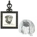 Pekingese Square Trivet, Porcelain by Rosalinde (4.5' x 8')