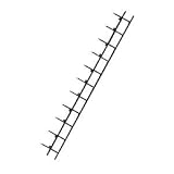 Model III Binding Strips, 11 Posts, 1/2 Strip Size, Black, 100/Box GBC9746002