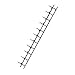 Model III Binding Strips, 11 Posts, 1/2 Strip Size, Black, 100/Box GBC9746002